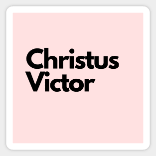 Christus Victor, pink Sticker